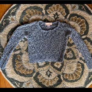 Vintage style blue/white sweater